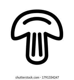 mushroom icon or logo isolated sign symbol vector illustration - high quality black style vector icons
