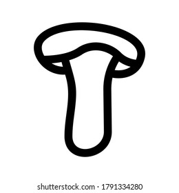 mushroom icon or logo isolated sign symbol vector illustration - high quality black style vector icons
