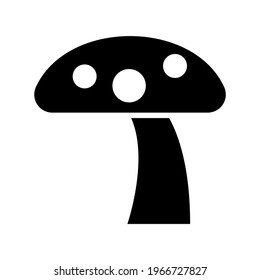 mushroom icon or logo isolated sign symbol vector illustration - high quality black style vector icons
