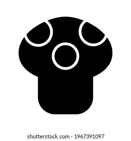 mushroom icon or logo isolated sign symbol vector illustration - high quality black style vector icons
