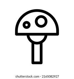 mushroom icon or logo isolated sign symbol vector illustration - high quality black style vector icons
