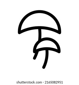 mushroom icon or logo isolated sign symbol vector illustration - high quality black style vector icons
