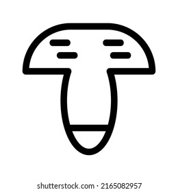 mushroom icon or logo isolated sign symbol vector illustration - high quality black style vector icons
