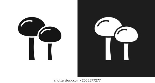 Mushroom icon logo set vector