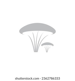 diseño vectorial de la plantilla de logotipo de iconos de hongos.

