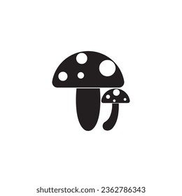 mushroom icon logo template vector design.

