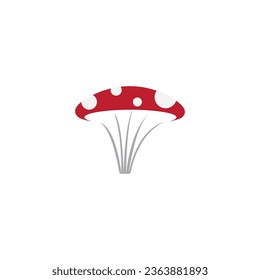 mushroom icon logo template vector design.

