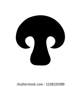 Mushroom icon, on white background