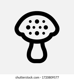 Mushroom Icon on white background