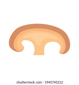 mushroom icon on white background