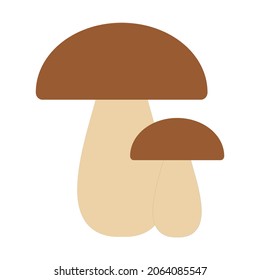 icono de hongo sobre fondo blanco
