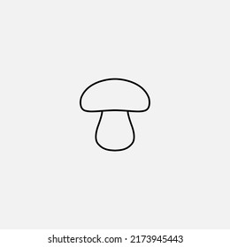 Mushroom icon sign vector,Symbol, logo illustration for web and mobile