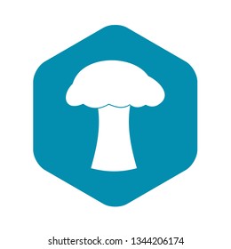Mushroom icon in simple style isolated vector illustration