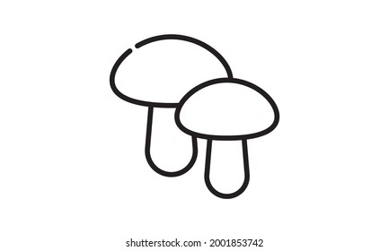 Mushroom icon simple style vector image

