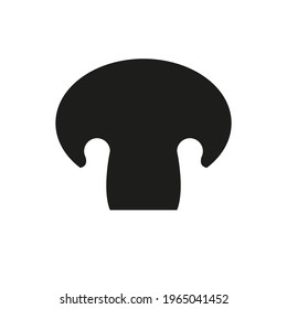 Mushroom icon. Simple vector illustration on a white background.