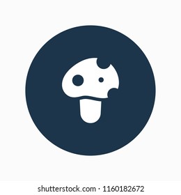 mushroom icon vector