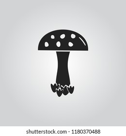Mushroom icon vector
