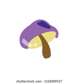 mushroom icon vector cartoon helloween