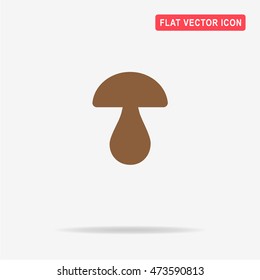 Mushroom icon. Vector concept illustration for design.