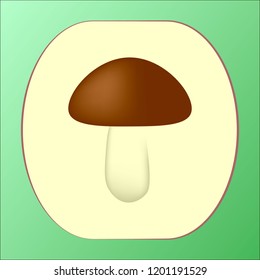 Mushroom icon vector design