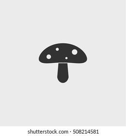 mushroom icon, vector design