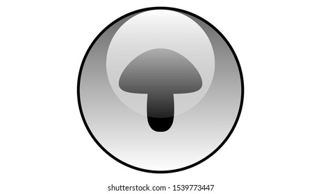 Mushroom icon vector design. Fall icons vector