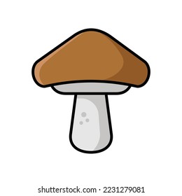 mushroom icon vector design template in white background