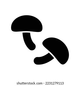 mushroom icon vector design template in white background