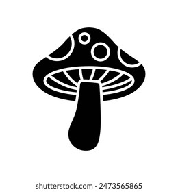 mushroom icon vector design template simple and clean