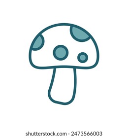 mushroom icon vector design template simple and clean