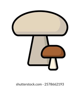 mushroom icon vector design template simple