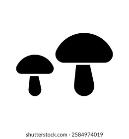 mushroom icon vector design template simple and clean