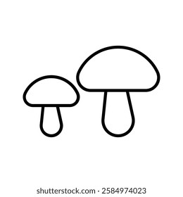 mushroom icon vector design template simple and clean
