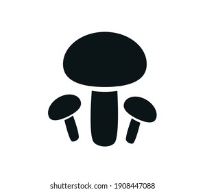 Mushroom icon vector flat style illustration