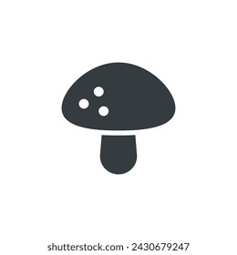 Mushroom icon, Mushroom vector illustration