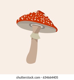 Mushroom icon vector illustration