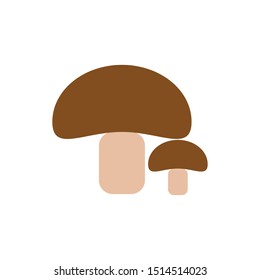 Mushroom Icon / Vector - In Line / Stroke Design