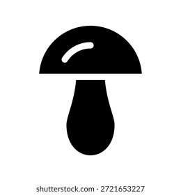 Ilustração de design de símbolo de vetor de ícone de cogumelo