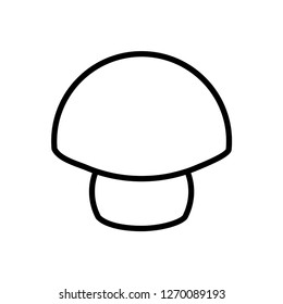 mushroom icon vector template