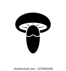 mushroom icon vector template
