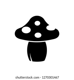 mushroom icon vector template