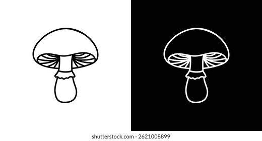 Mushroom icon vector for web, and mobile app