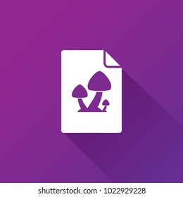 mushroom icon. vegetable sign
