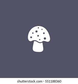 mushroom icon. vegetable sign