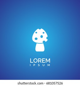 mushroom icon. vegetable sign