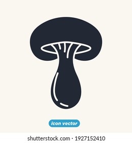 mushroom icon. mushroom vegetable symbol template for graphic and web design collection logo vector illustration