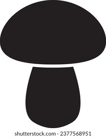 Mushroom icon for web design, apps, sticker, banner, poster, printing usage and part of logo.