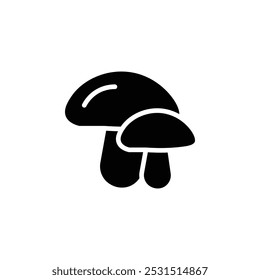 Mushroom icon web design in vector