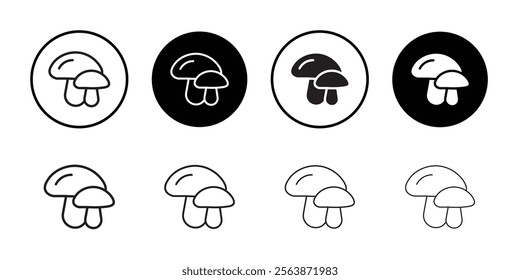 Mushroom icon web design in vector