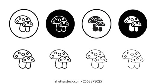 mushroom icon web design in vector
